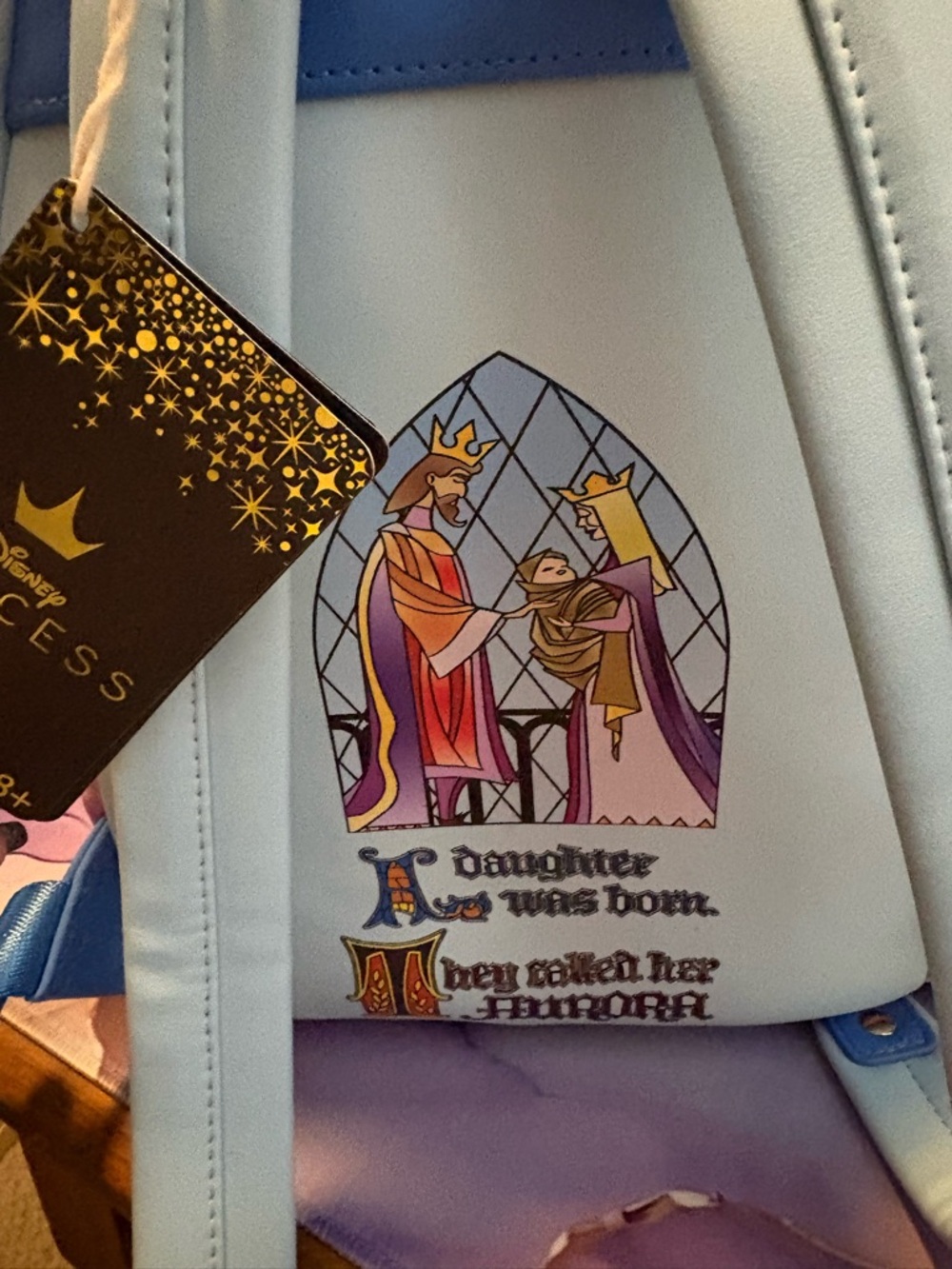Loungefly Pink Disney Fairy Godmothers Castle Backpack - Picture 3 of 3